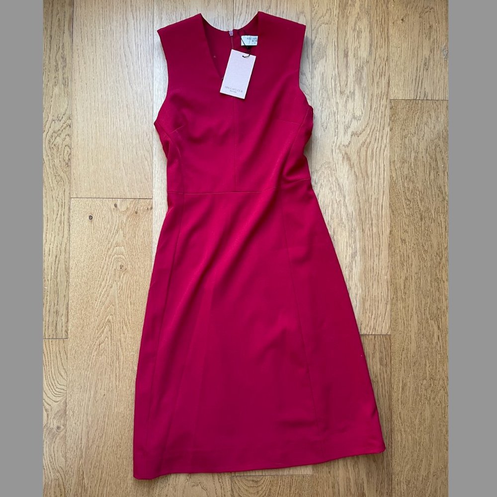 NWT MM Lafleur Annie Dress in Crimson Size 2